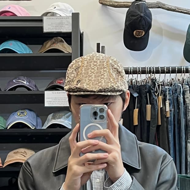 [OS/정품] BIVX 브라운 볼캡모자
