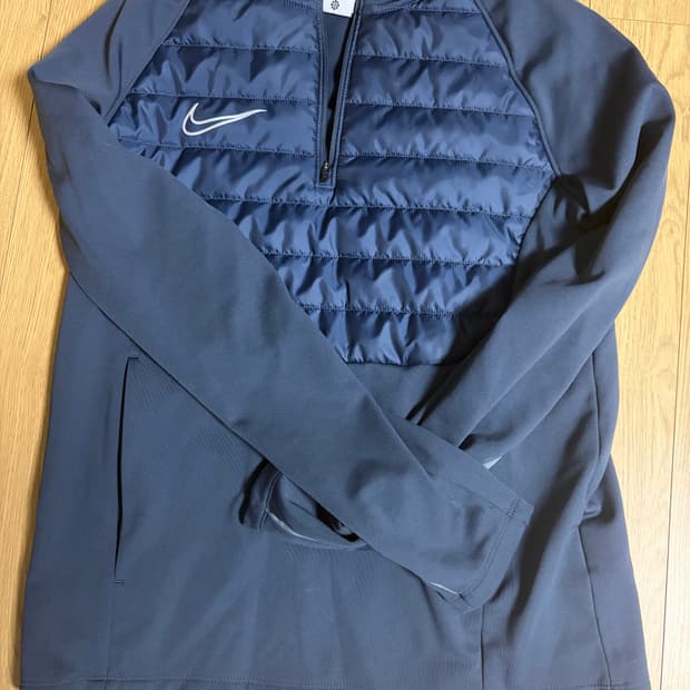 나이키 써마핏 윈터 워리어 하프집업 네이비 m