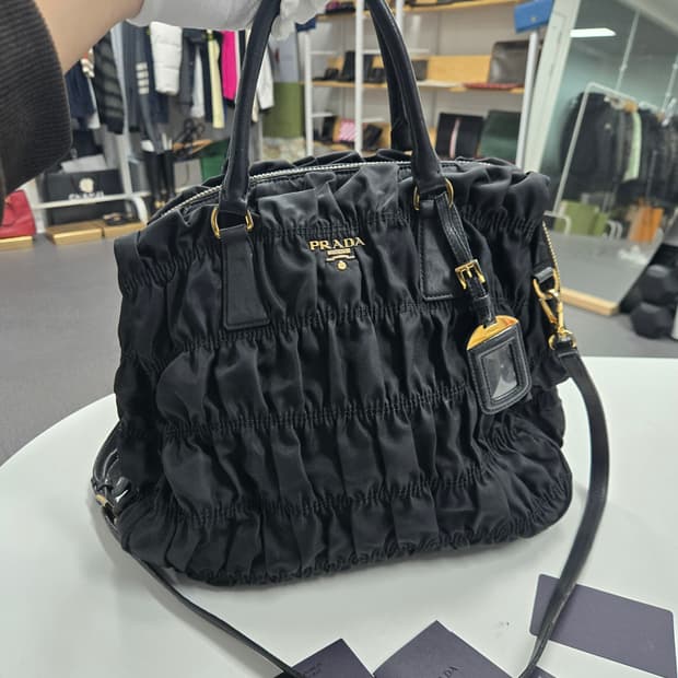 [A급컨디션] 프라다 고프레 숄더백