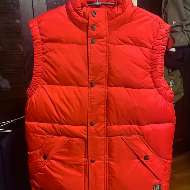 [남녀공용free]레드 패딩베스트
