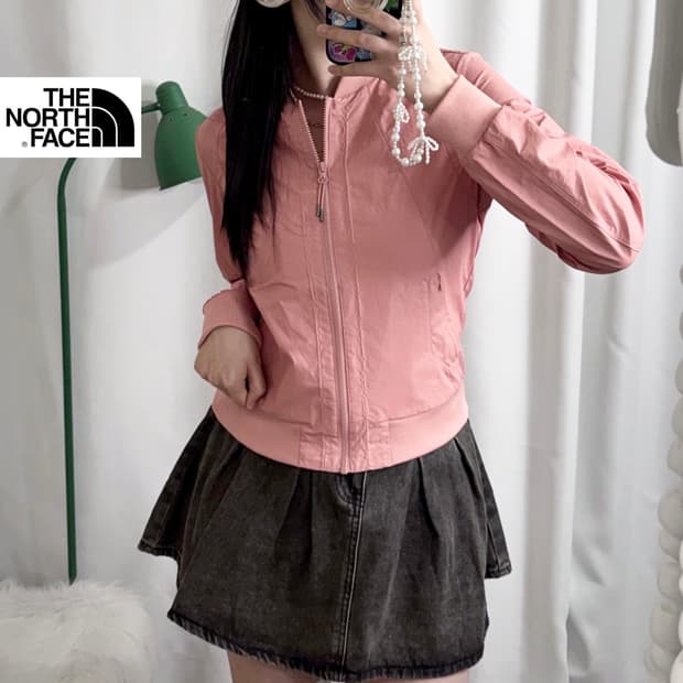 노스페이스 핑크 자켓