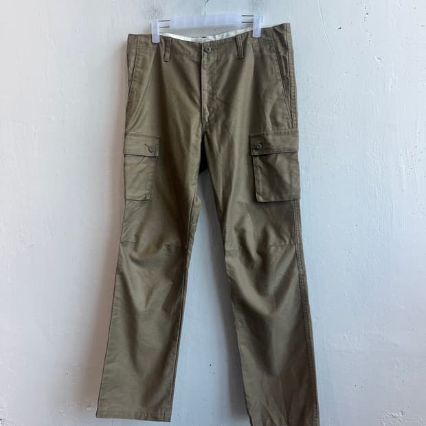 GOOD THING 밀리터리 백사틴 카고팬츠 Made in JAPAN
