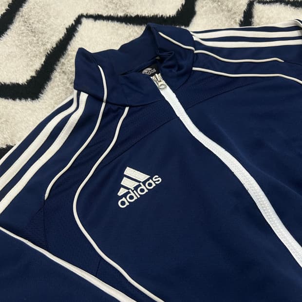 [XL]아디다스 커스텀 크롭 져지/네이비