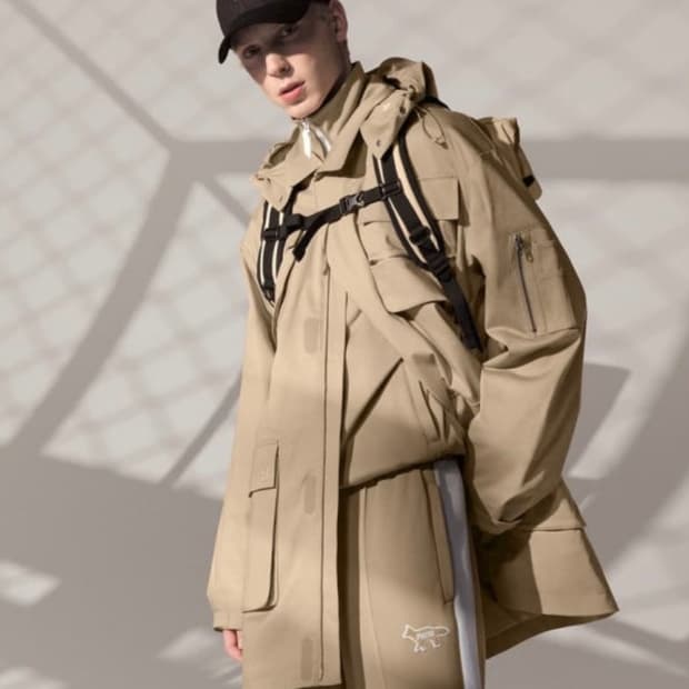 푸마x메종키츠네 롱 자켓 사이즈 105