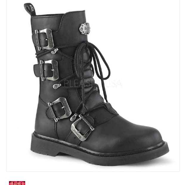 [데모니아] 볼트265 4버클 컴뱃부츠 US8 (상태/하)