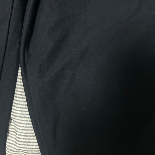 유니클로 저지배럴 레그팬츠 네이비 L