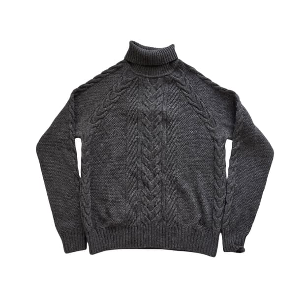 Beanpole 빈폴 울100% 남성 터틀넥 니트 스웨터 