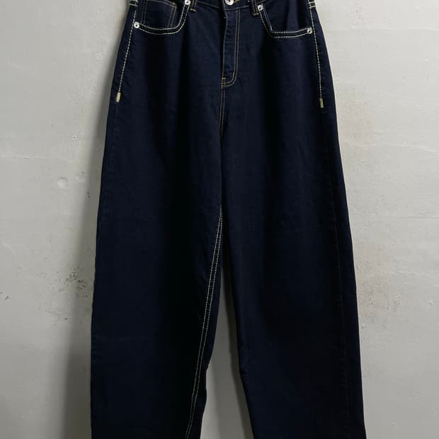 30 OOT 스판 벌룬 와이드 청바지 정품