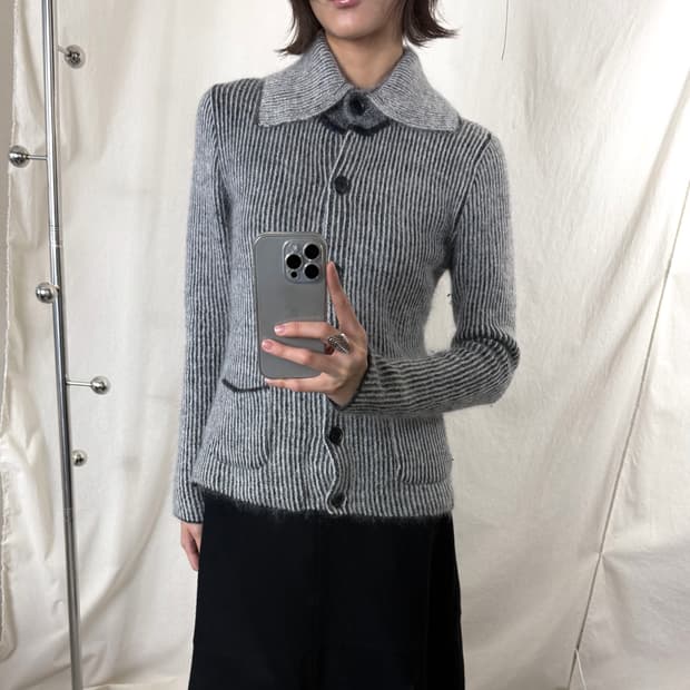 Untitled 카라 니트 가디건 (JPN)