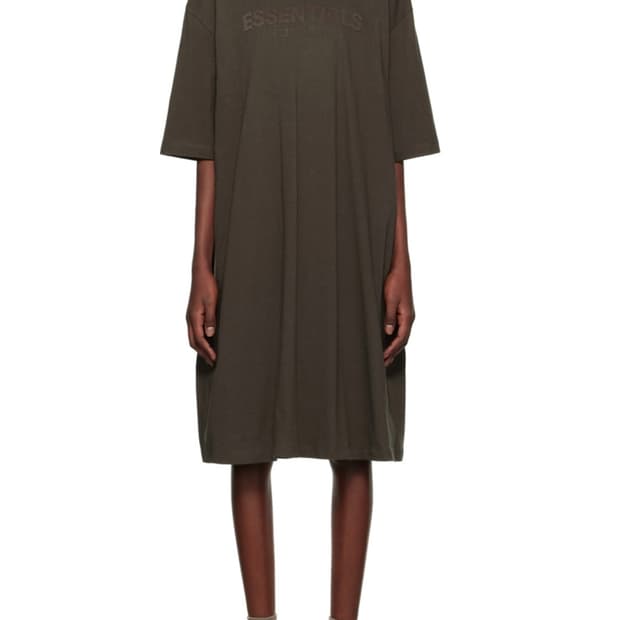 에센셜 그레이 미니드레스