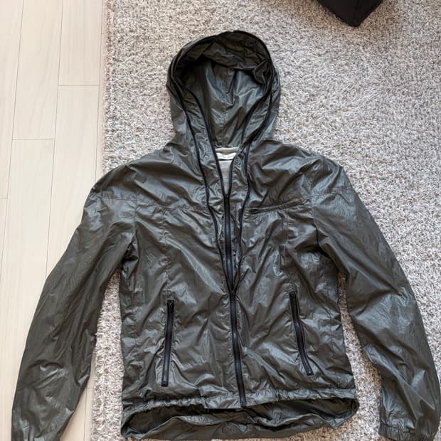 솔리드옴므 이중지퍼 바람막이 100