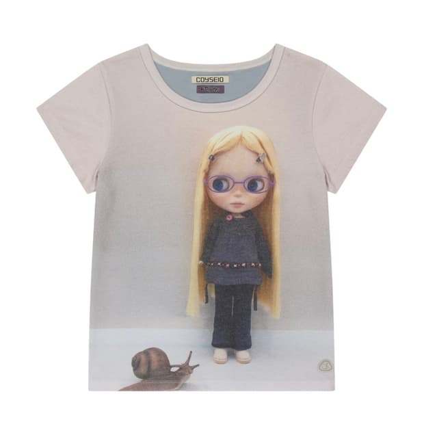 코이세이오 브라이스 그래픽 티셔츠 라이트 블루