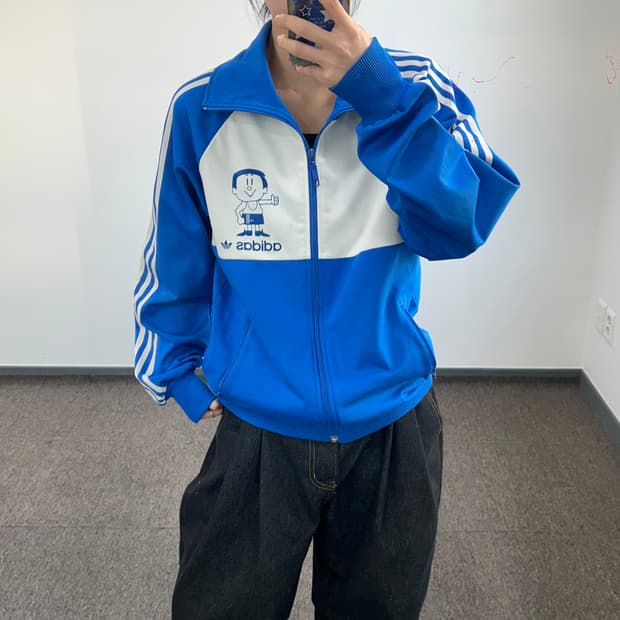 Adidas 아디다스 드림딕 트랙탑 딥블루 져지