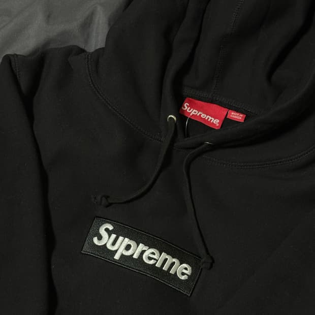 슈프림 박스로고 후드티 xl