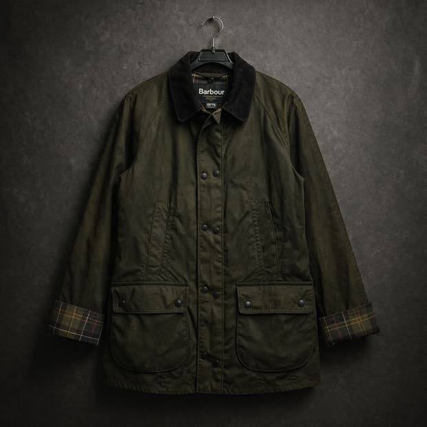 Barbour Classic Olive Waxed Field Jacket
