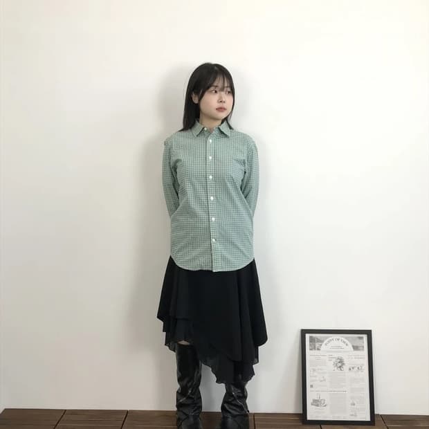 Gap Green Check Shirt