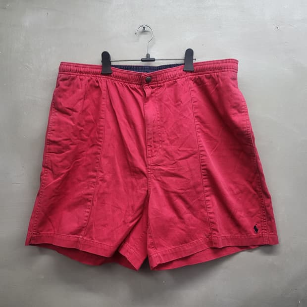 폴로 랄프로렌 레드 반바지36