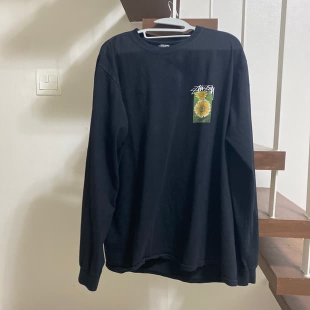 스투시 플라워 롱슬리브