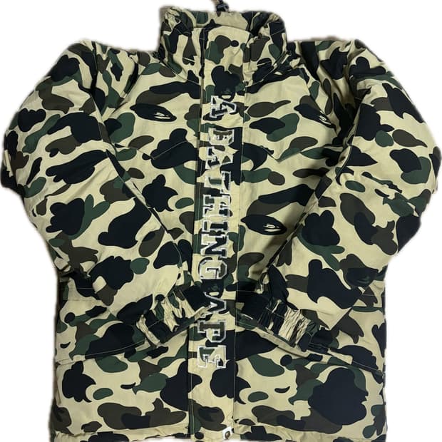 베이프 스노우보드 파카 패딩