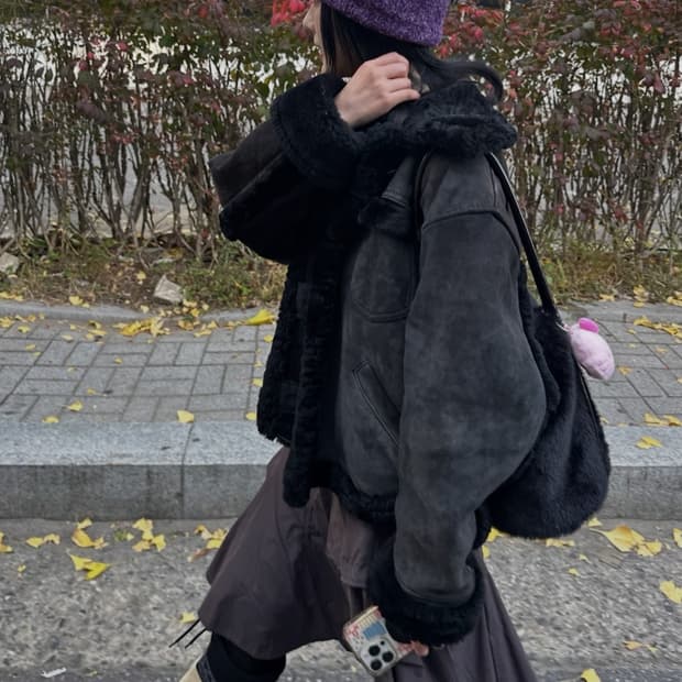 real sheep skin mustang