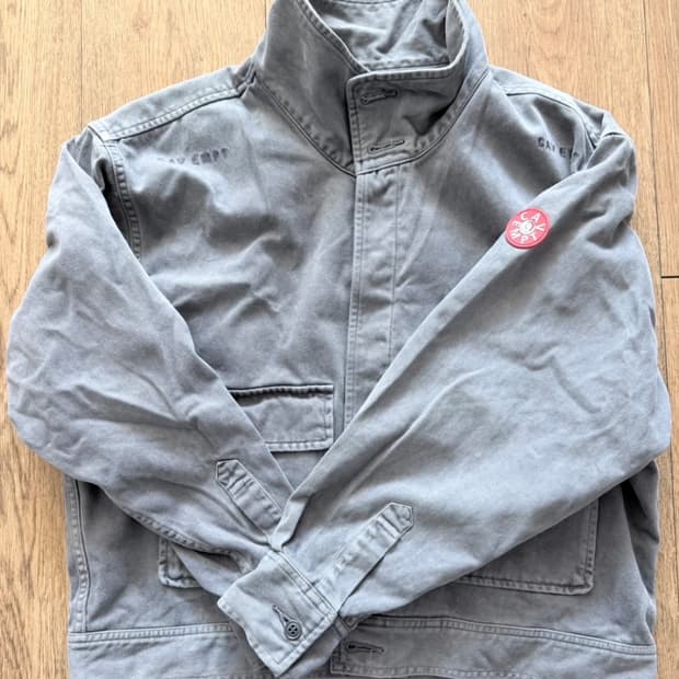 [카브엠트/어콜드월] 크롭 빈티지워시드 자켓 / S