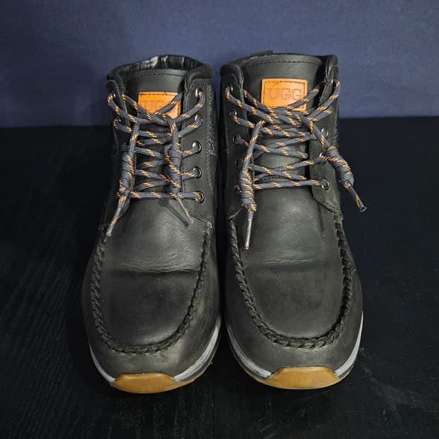UGG 블랙차콜컬러 남성 260 양모 워커 부츠 