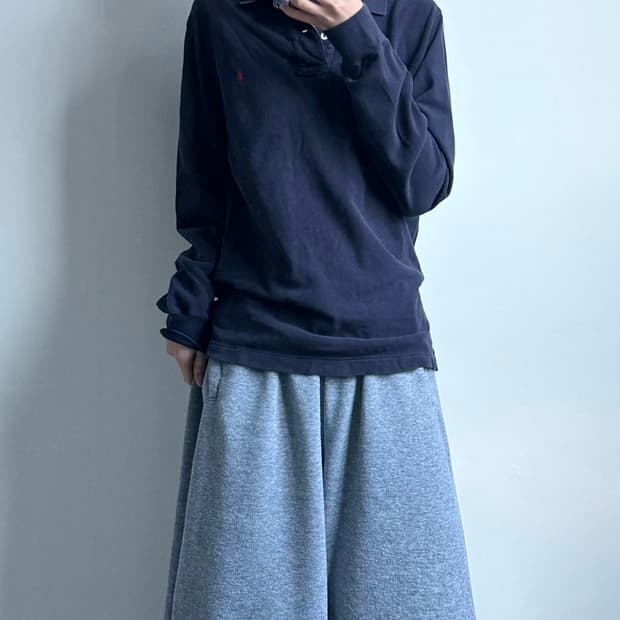 폴로 랄프로렌 네이비 긴팔 카라 티셔츠