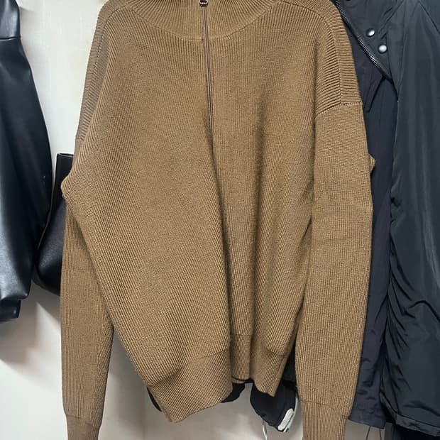 유니클로 U 니트집업 L