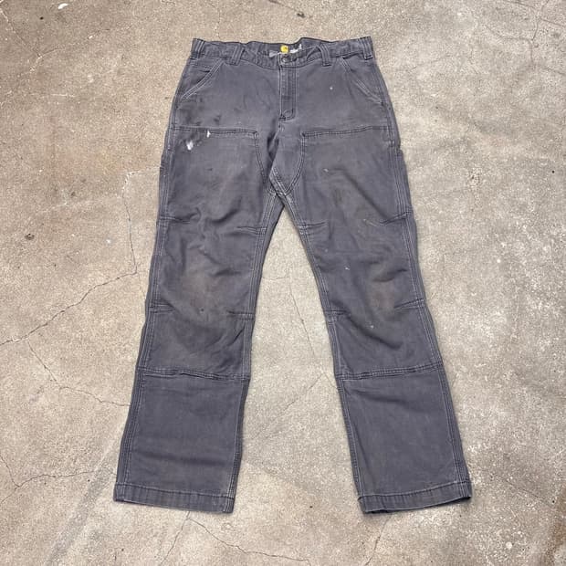 칼하트 더블니 스판 워크팬츠 그레이