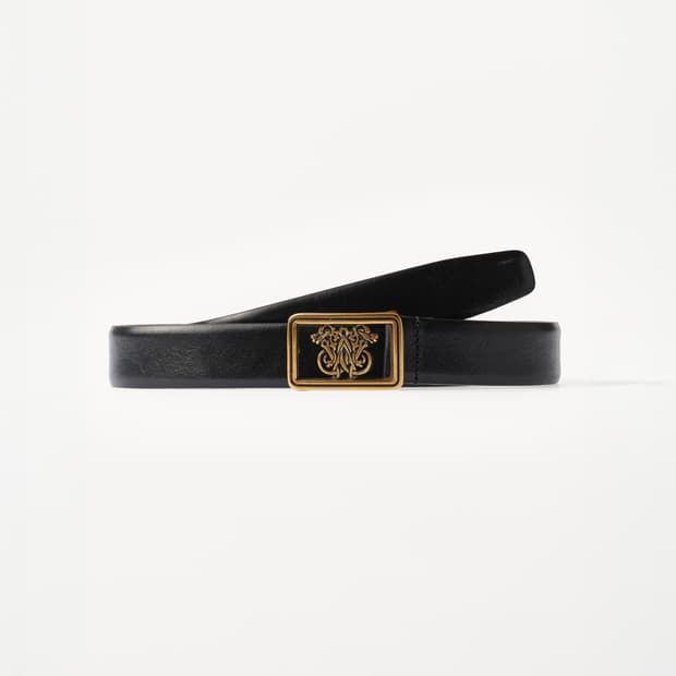 자라 X 윌리 차바리아 플레이트 벨트 새상품