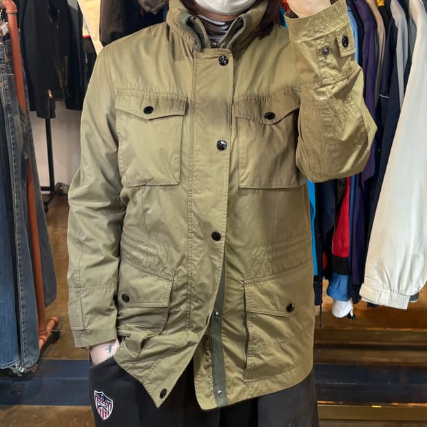 타미힐피거 카키 자켓