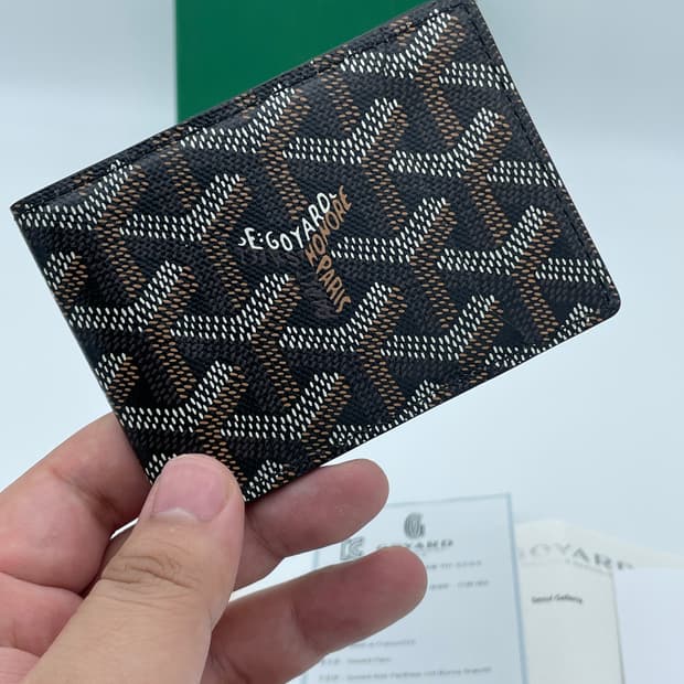 [ 풀구성 / 새상품급 ] 고야드 인서트 카드지갑 블랙