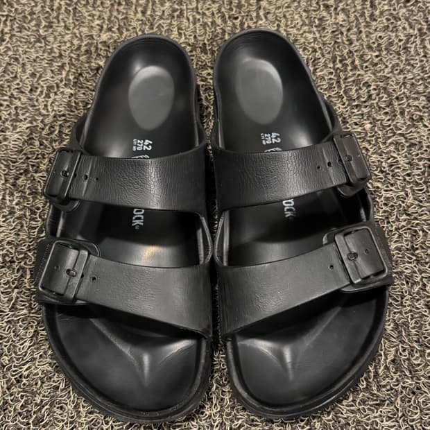 [270] 버켄스탁 아리조나 EVA 블랙 슬리퍼