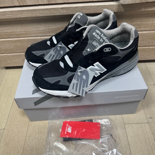 (280)뉴발란스993 블랙 1회착