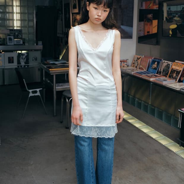 그린버터 Muse Lace Slip Dress 레이스 슬립 드레스 원피스