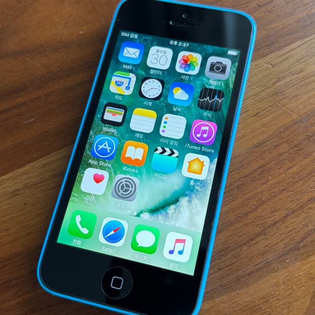 아이폰 5c 블루 16기가 #0061