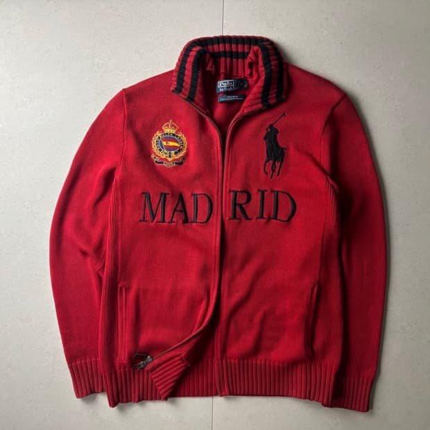 폴로 빅포니 마드리드 니트집업