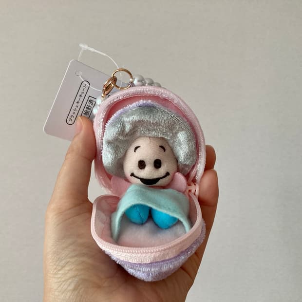디즈니 앨리스 영오이스터 아기굴 키링 인형
