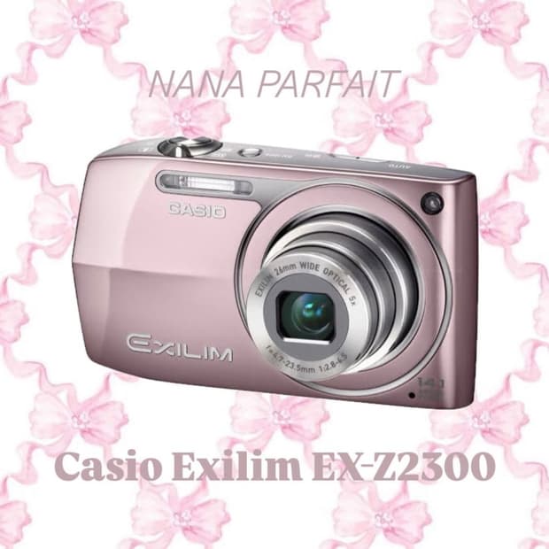 카시오 엑슬림 ex-z2300 아일릿 모카 블랙핑크 로제 디카