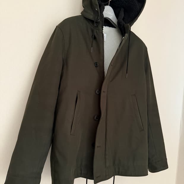 산드로 옴므 후드 점퍼 딥그린컬러