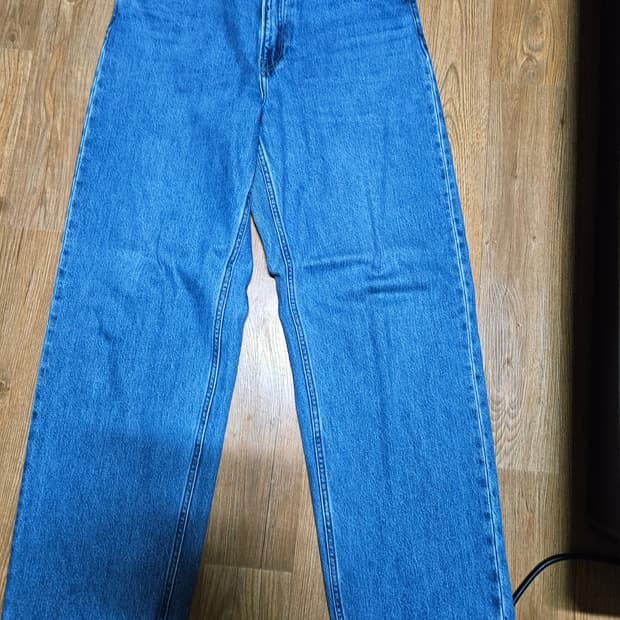 [30] 유니클로 와이드스트레이트진 64BLUE