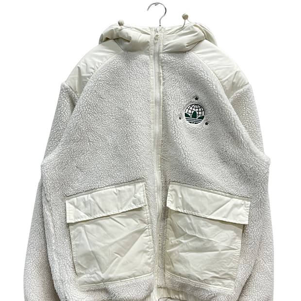 아디다스 MC 셰르파 양털 뽀글이 후리스 자켓