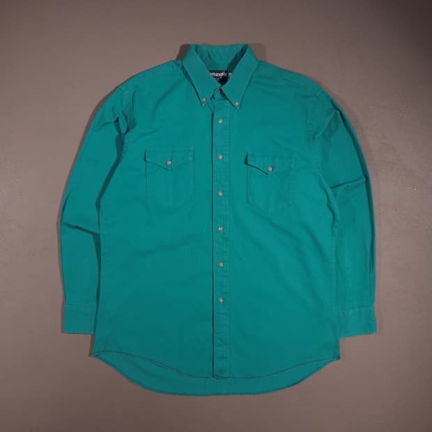 90s made in usa 랭글러 헤비코튼 셔츠