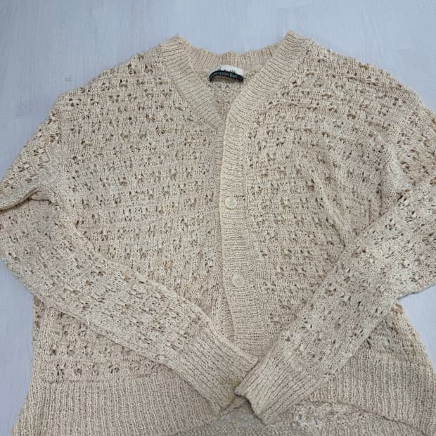 앤더슨벨 서스터네이블 니트 가디건 아이보리 M