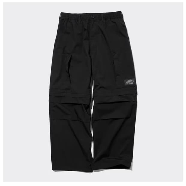 언더커버 GU 검정 카고 바지 L