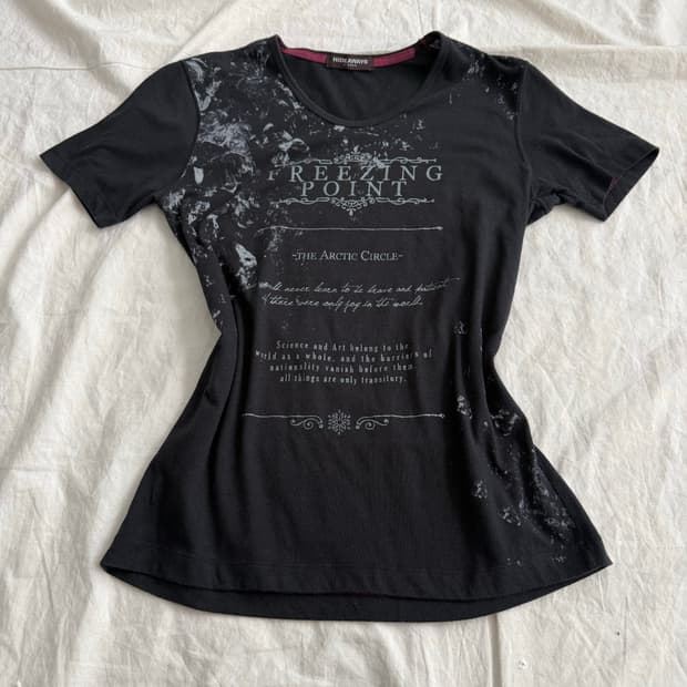 니콜클럽포맨 펑크 락시크 반팔탑