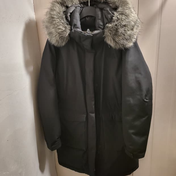 노스페이스 블랙 여성 롱패딩