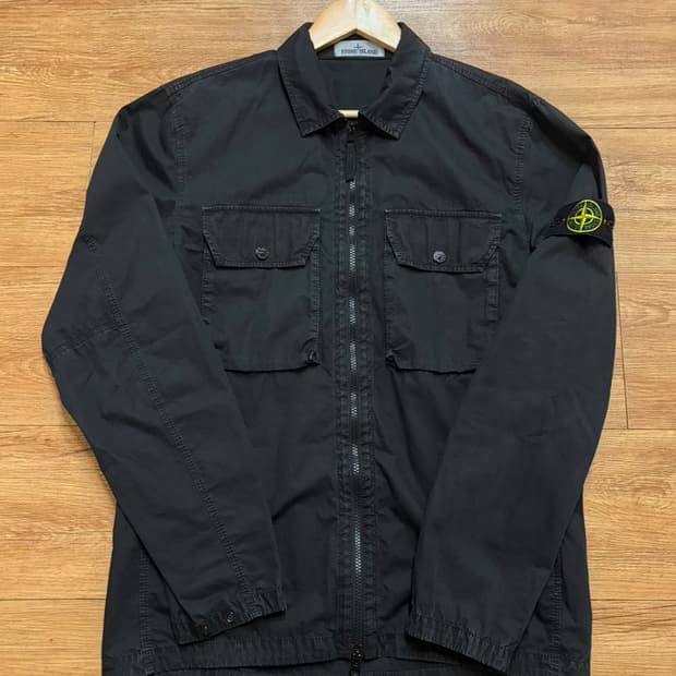 (매장판) 스톤아일랜드 올드이펙트 21fw 블랙 L