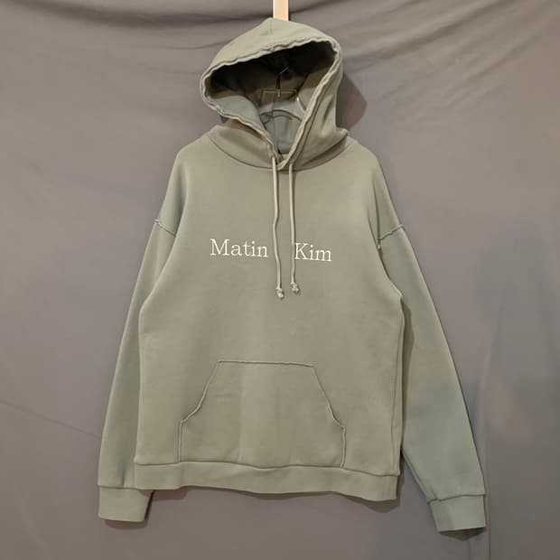 S MATIN KIM 마뗑킴 빅 로고 프린팅 오버핏 기모 후드티