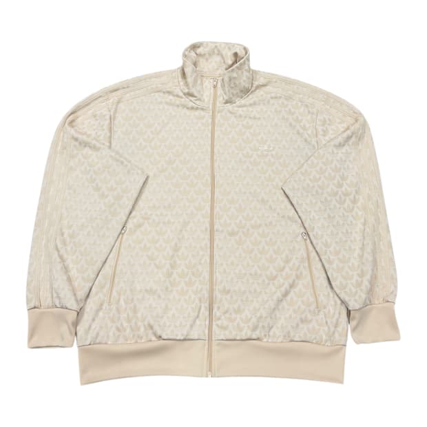 아디다스 그래픽 모노그램 트랙탑 져지 자켓 샌드 스트라타 4XL